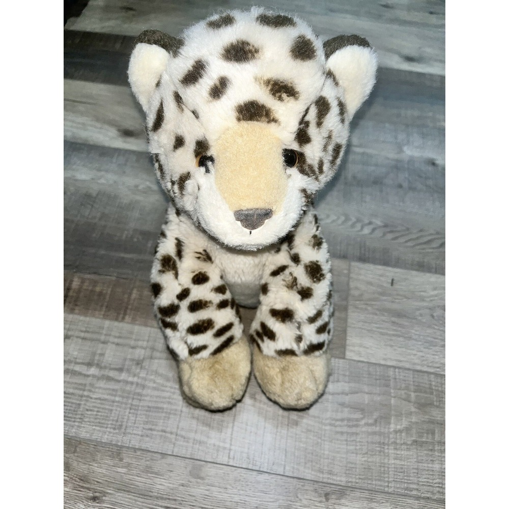 Build a Bear Baby Leopard Gold Eyes Plush Stuffed Animal